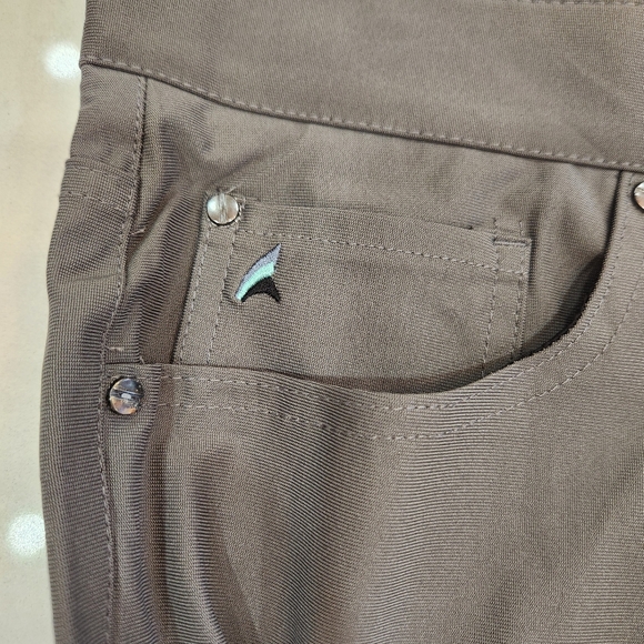 Tailor Vintage Pants Mens 36x30 Gray Luxe Performance New Canaan Golf Casual* - Picture 6 of 13